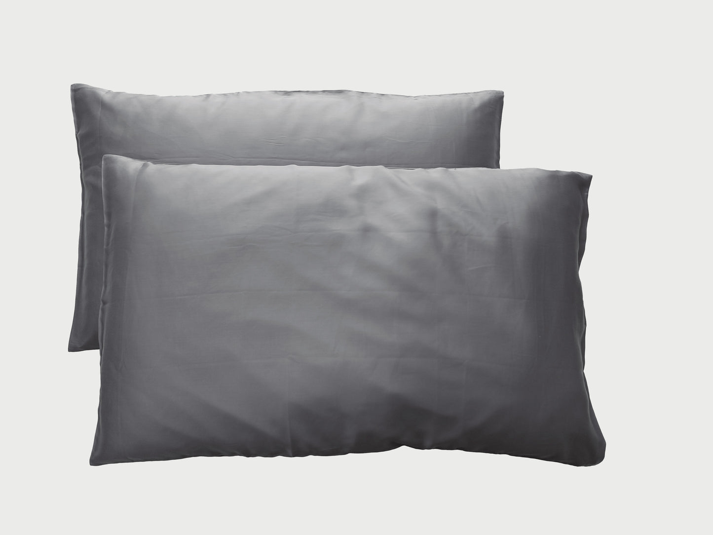 Bamboo Silk Premium Pillow Covers (Light Grey)