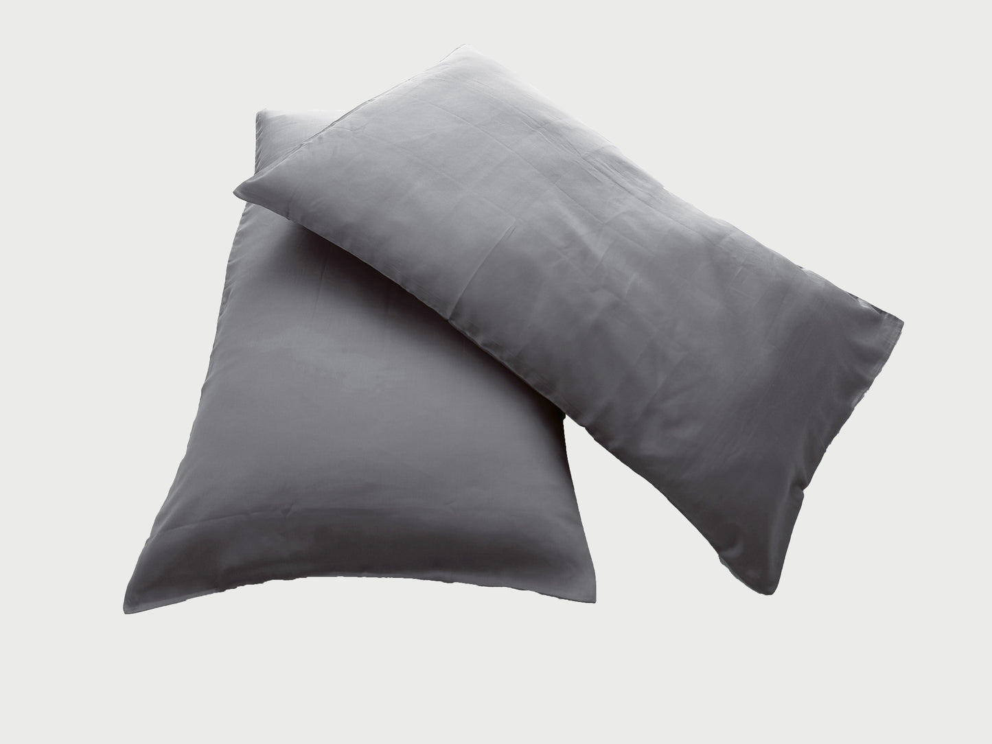 Bamboo Silk Premium Pillow Covers (Light Grey)