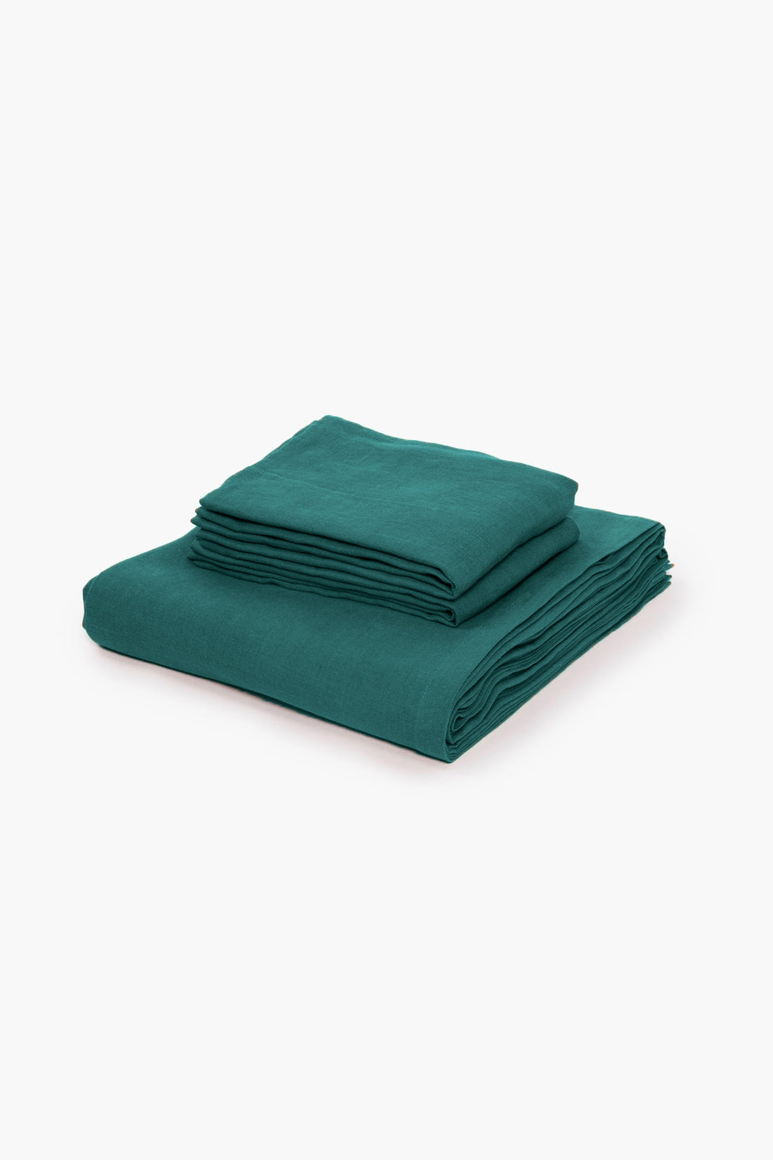 Cotton 210TC Solid Single Bedsheet (Teal Blue)