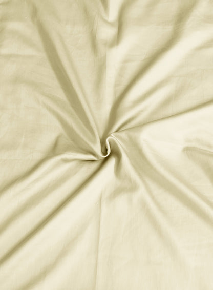 Cotton 300TC Solid Bedsheet (Beige)