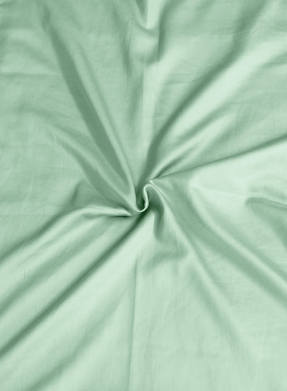 Cotton 300TC Solid Bedsheet (Mint Green)