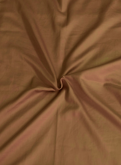 Cotton 210TC Solid Bedsheet (Coffee)