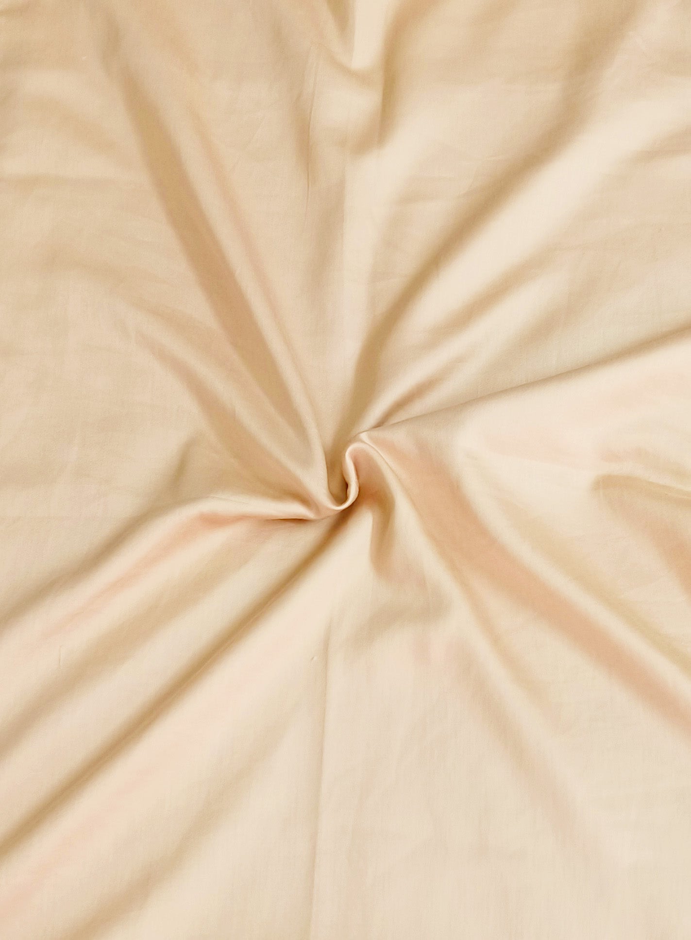 Cotton 300TC Solid Bedsheet (Apricot Orange)