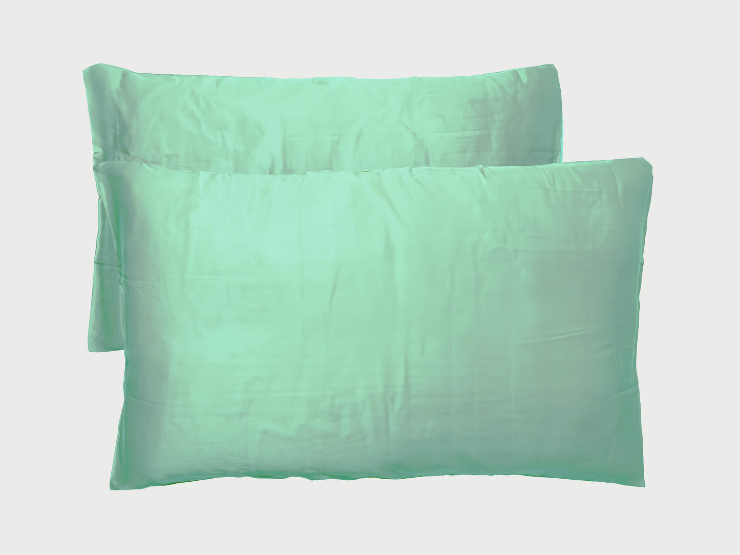 Bamboo Silk Premium Pillow Covers (Aqua Green)