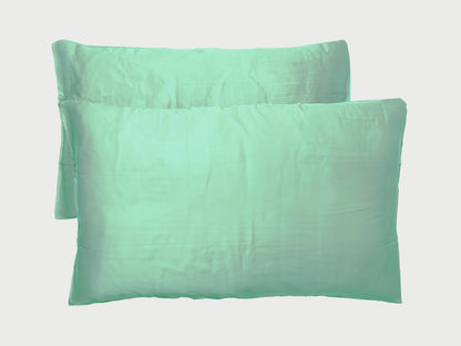 Bamboo Silk Premium Pillow Covers (Aqua Green)