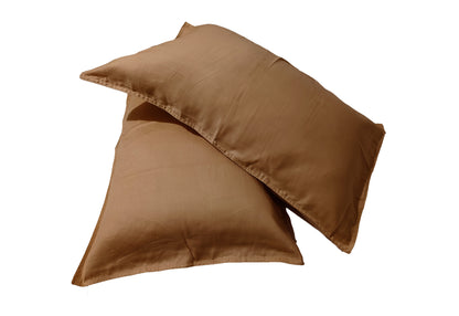 Premium Cotton Pillow Covers (Coffee)