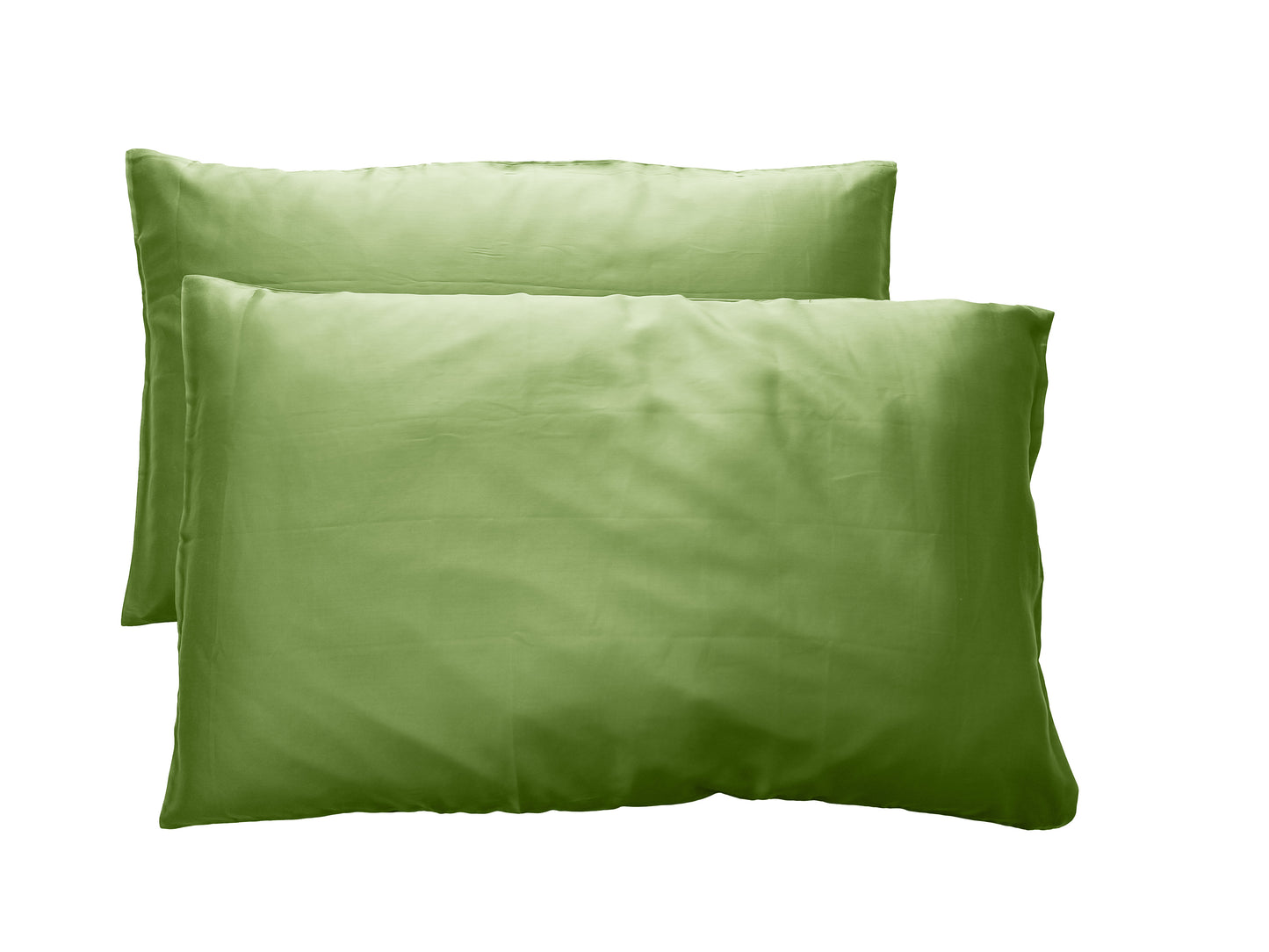 Bamboo Silk Premium Pillow Covers (Avocado Green)