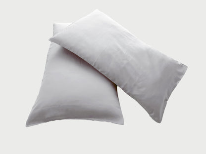 Bamboo Silk Premium Pillow Covers (Silver)