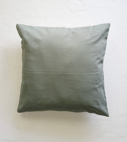 Decorative Cushion Covers Set of 2 - Cotton (Thyme Green)