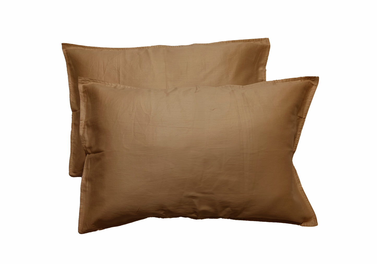 Premium Cotton Pillow Covers (Coffee)