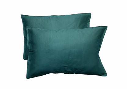 Premium Cotton Pillow Covers (Teal Blue)