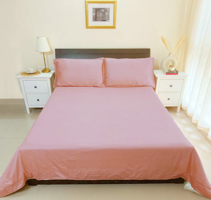 Bamboo Silk 300TC Solid Bedsheet (Lilac)