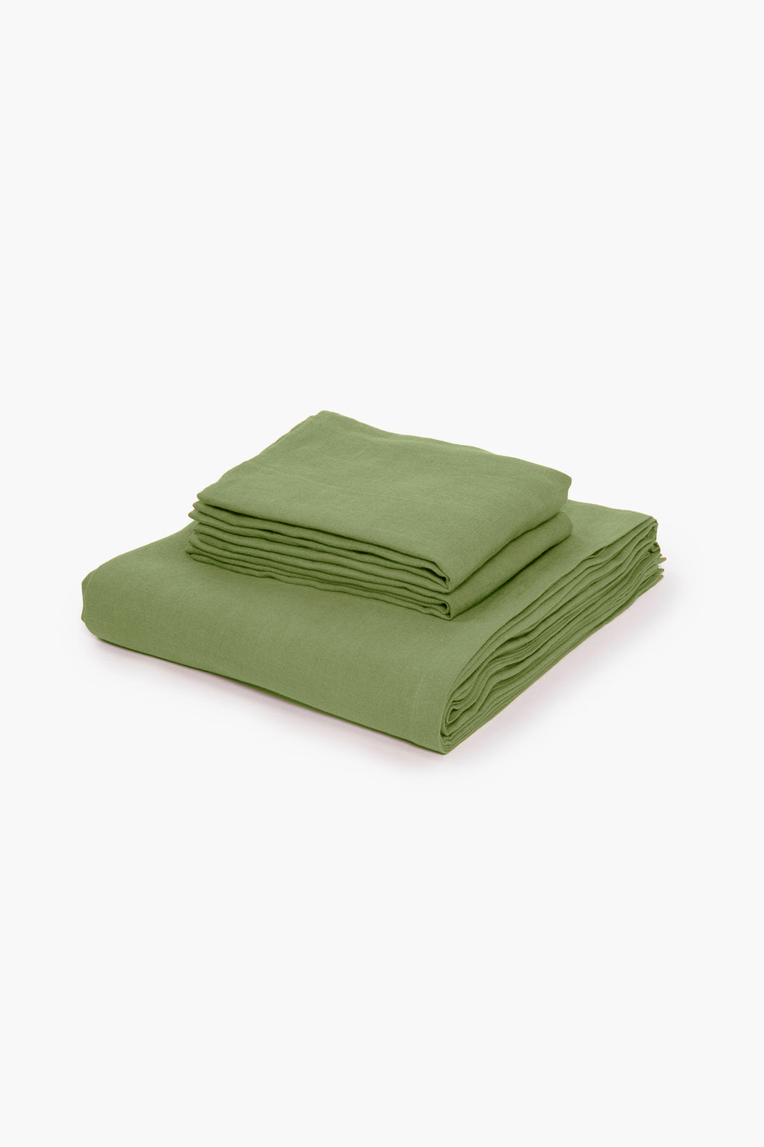 Bamboo Silk 300TC Solid Bedsheet (Avocado Green)