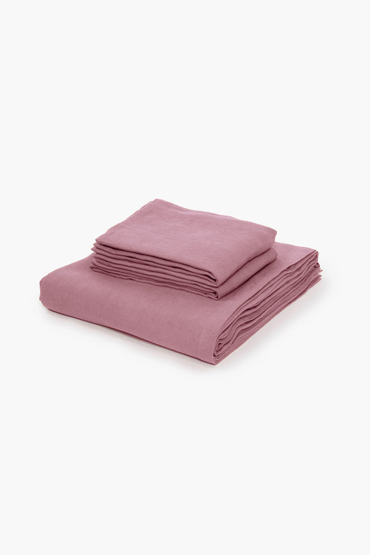 Bamboo Silk 300TC Solid Bedsheet (Lilac)